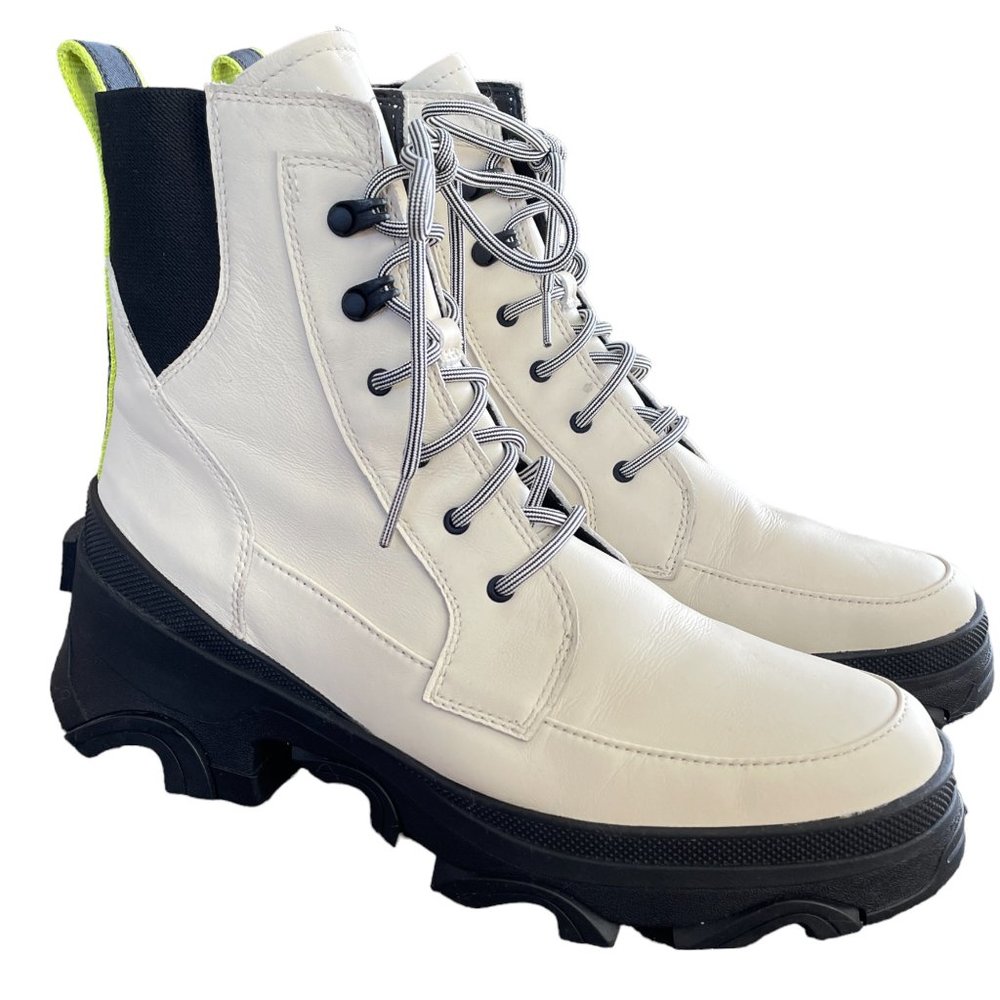Sorel Brex Lace Waterproof Boot Cream Women's Size 11